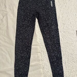 Gymshark Black Leopard Print Leggings